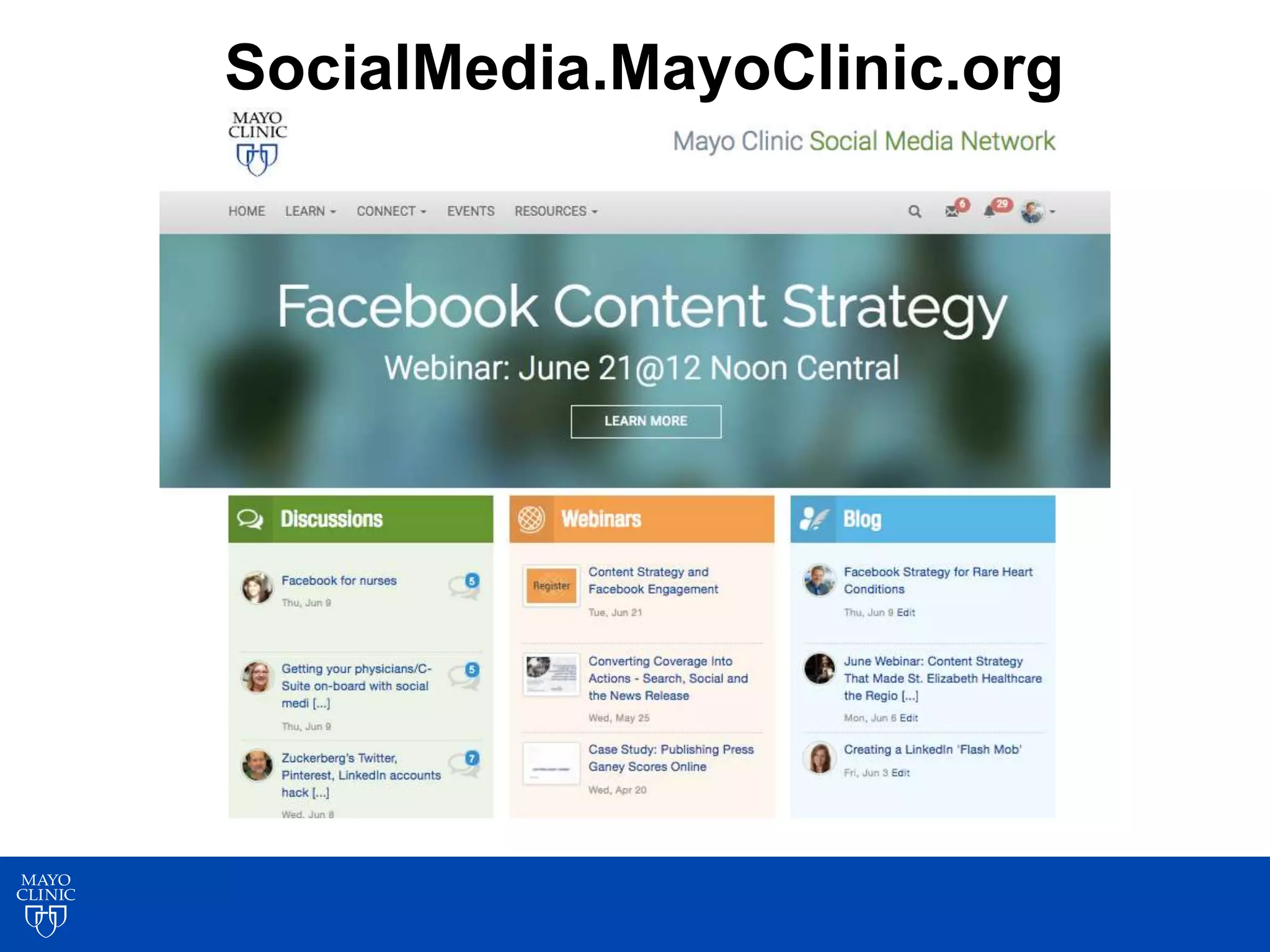SocialMedia.MayoClinic.org
 