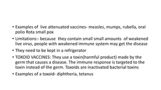 Pollio Examples IMMUNIZATION IN CHILDREN. .pptx
