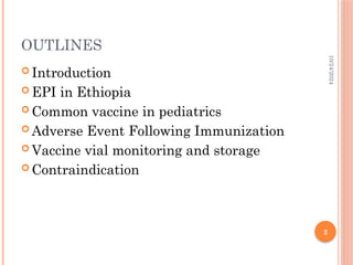 Immunization M4.pptx for pediatrics pptd | PPTX