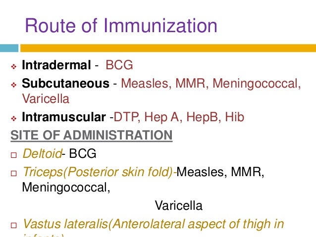 Immunization Immunization