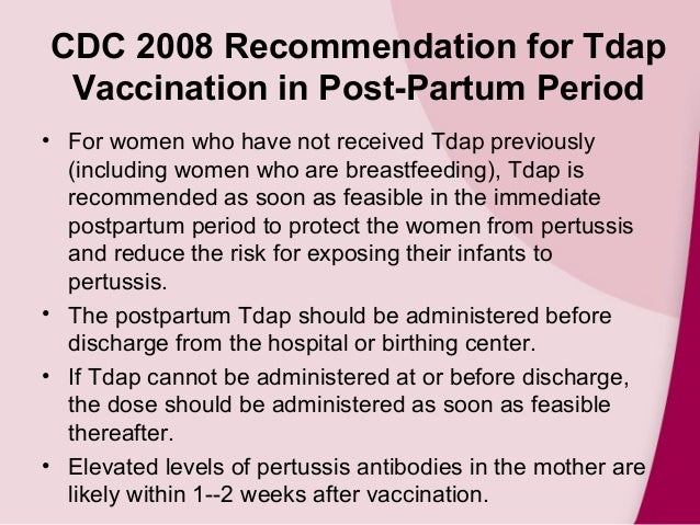 immunizations in women 2014 tdap vis sheet