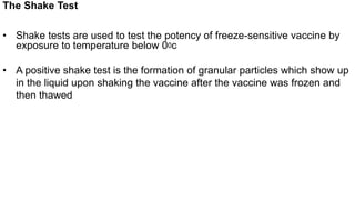 Shake Test Immunization schedules_2.pptx for medical | PPTX