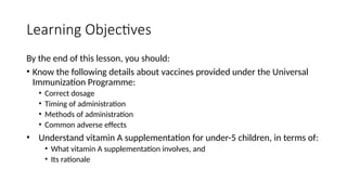 Immunization vitamin A revised presentation .pptx