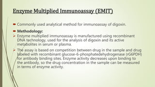 Immunoassay of digoxin | PPTX