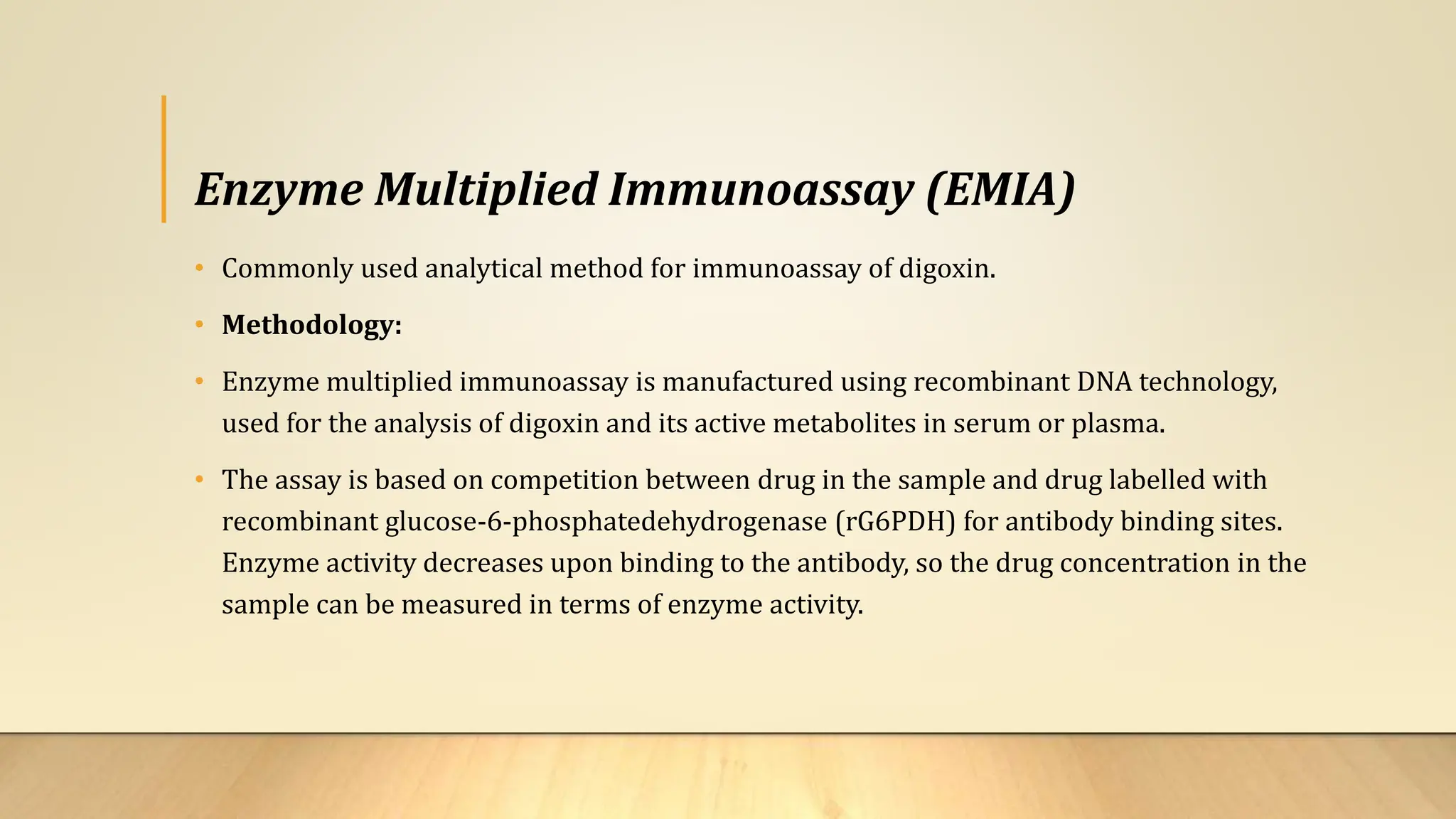 immunoassay of digoxin.pptx (analytical methods of immunoassay) | PPTX