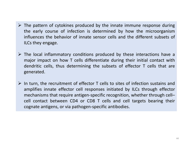 Integrated Dynamics of Innate & Adaptive Immunity | PPT