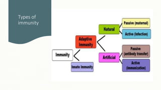 Types of
immunity
 