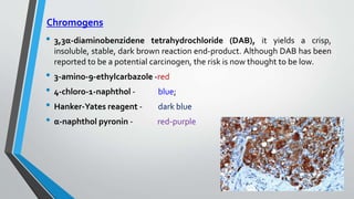 Immunohistochemical methods
Traditional direct technique
• The primary antibody is conjugated directly to the label. The c...