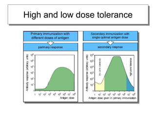 High and low dose tolerance
 
