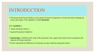 IMMUNOLOGICAL DISORDERS- IMMUNODEFICIENCY AND AUTOIMMUNE DISORDERS | PPTX