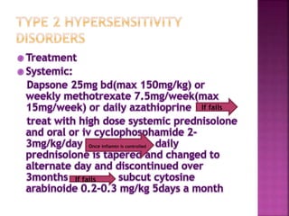 If fails
Once inflamtn is controlled
If fails
 