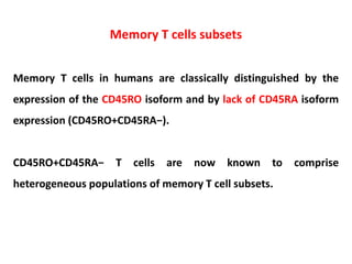 Comprehensive Overview of Immunological Memory: T and B Cell Dynamics | PDF
