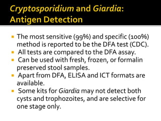 Immunological tests in parasitology | PPTX