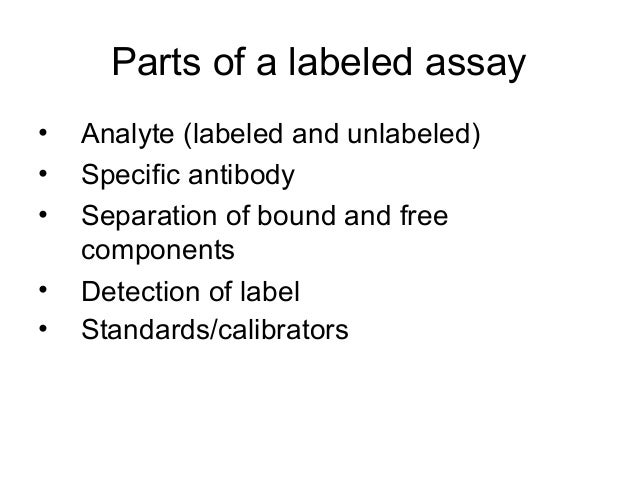 Immunologic methods basic methods