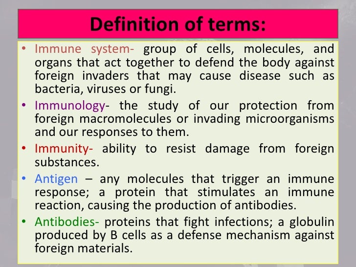 Immunology