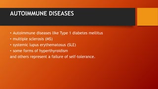 Immunosuppression and immune tolerance ppt | PPTX