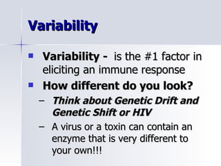 Health Individual Variability Immunology Basic Terms | PPT