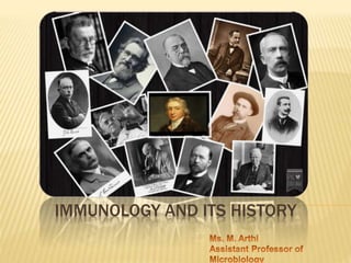 IMMUNOLOGY AND ITS HISTORY 