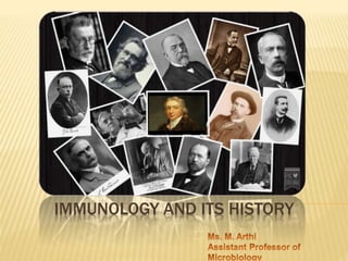 IMMUNOLOGY AND ITS HISTORY
 