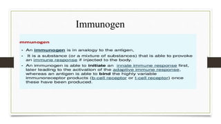 Immunogen
 