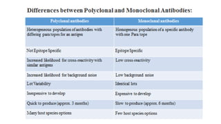 Monoclonal And Polyclonal Antibodies | PPTX