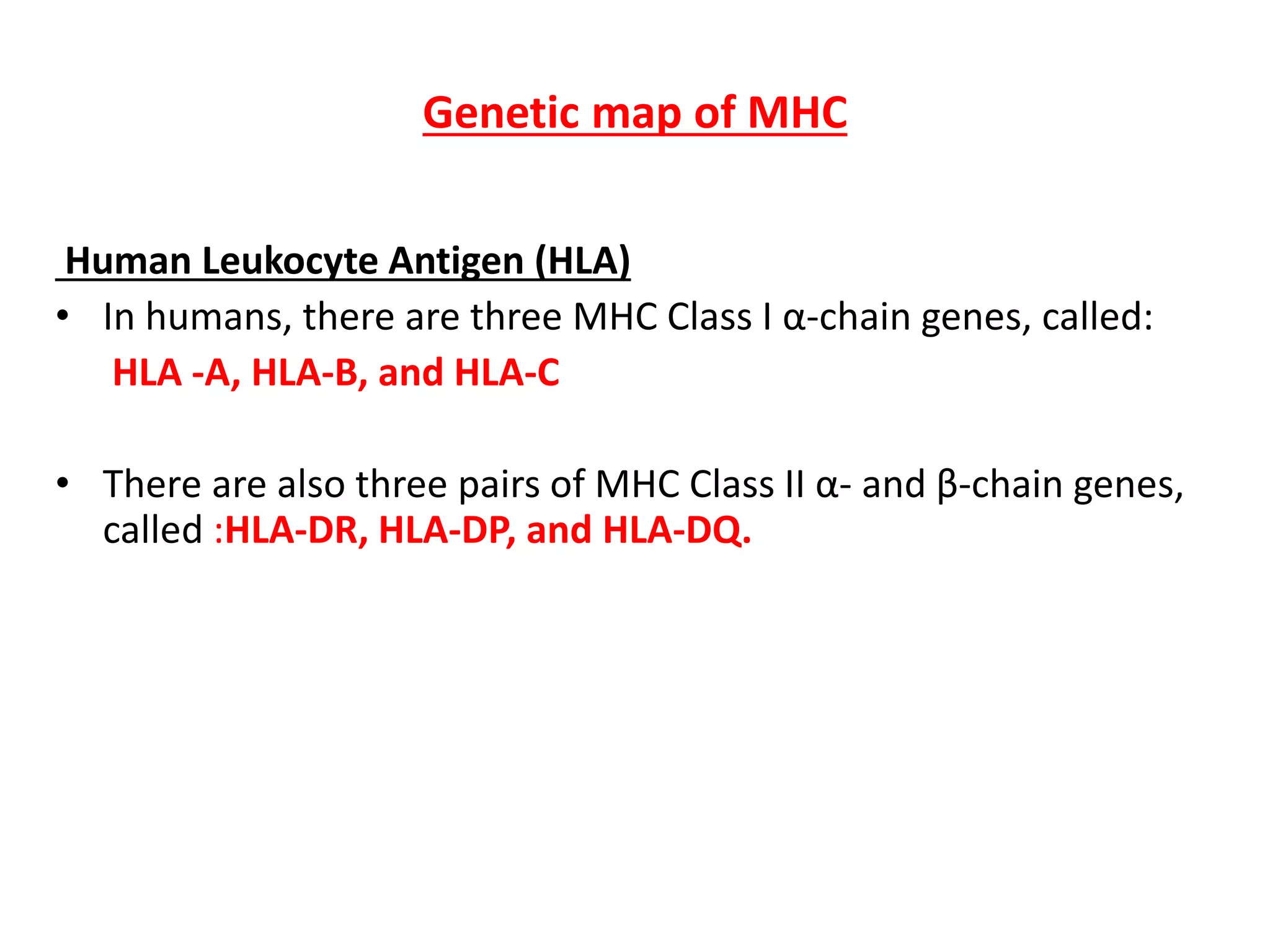 Major Histocompatibility complex & Antigen Presentation and Processing ...