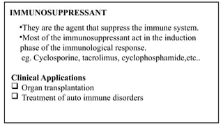 Immunopharmacology: Understanding the Interface of Immune System and ...