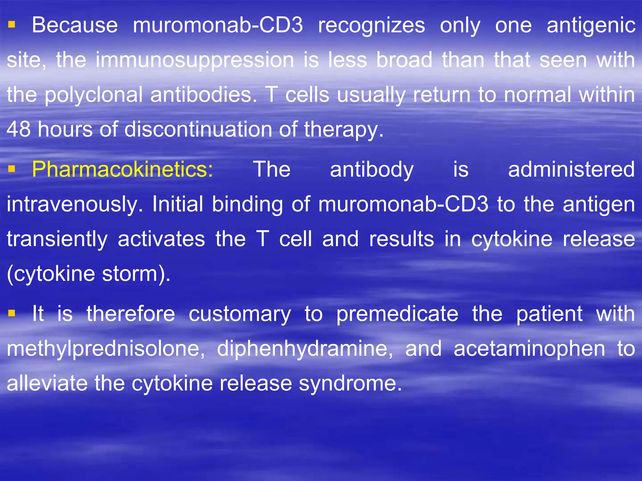 Immunosuppressants pharmacology final.ppt
