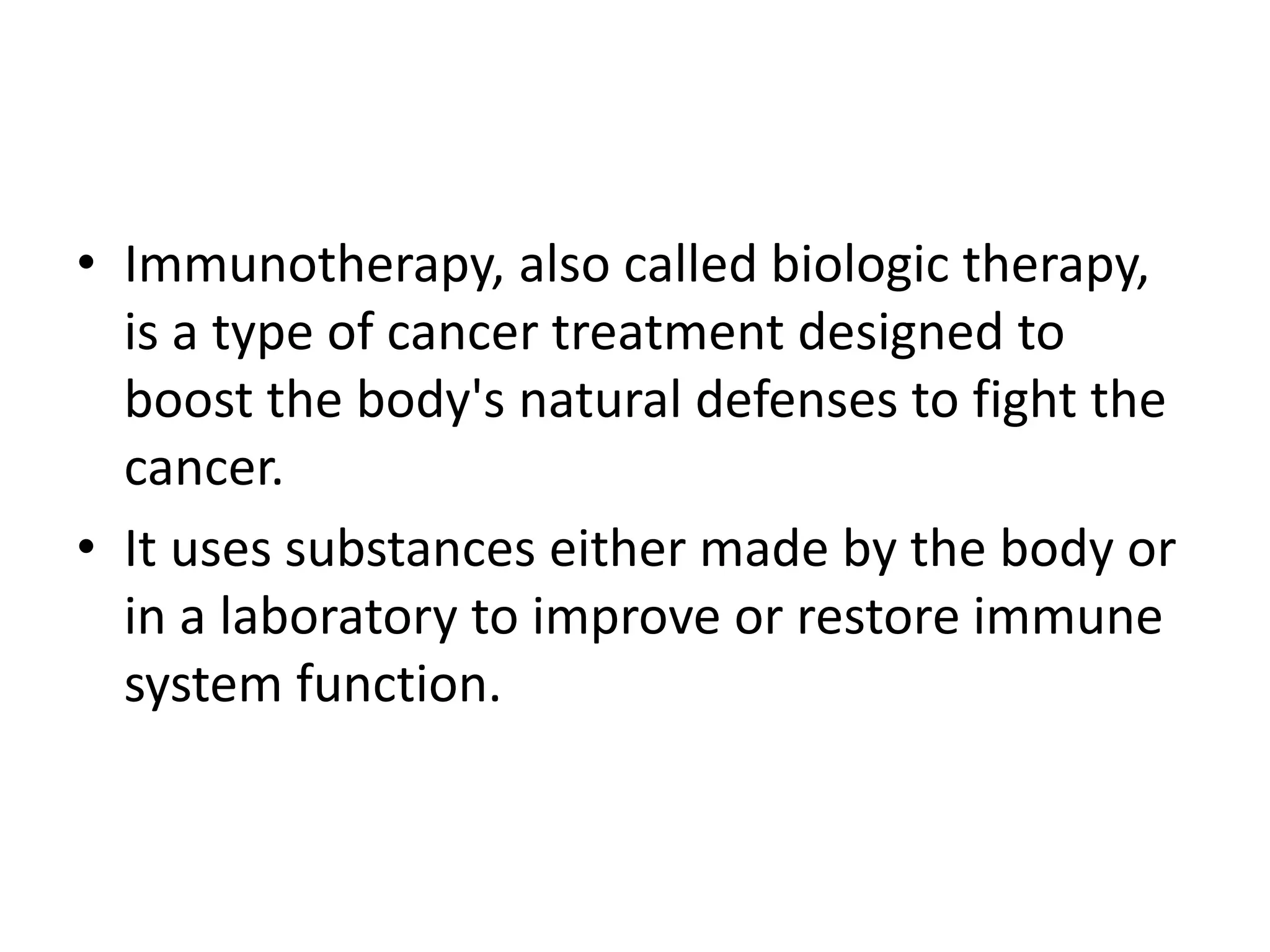 Immunotherapy Radiation Chemotherapy Pptx