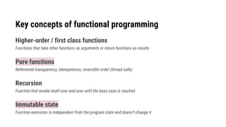 Immutability and pure functions | PPT
