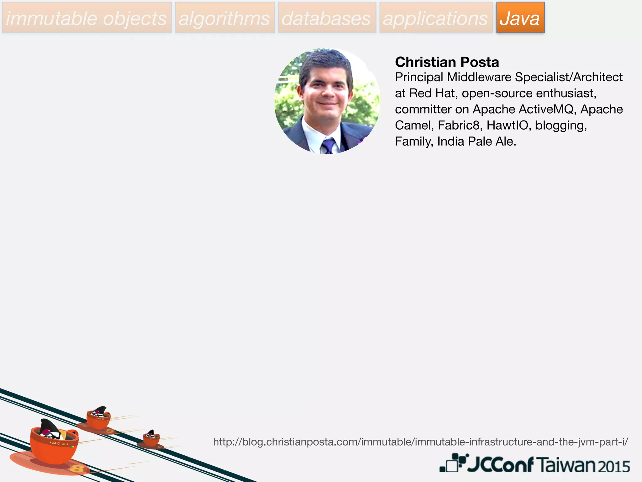 immutable
infrastructure”
 