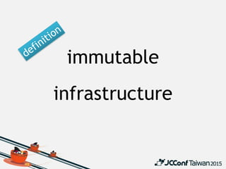 http://www.slideshare.net/jpetazzo/containerization-new-virtualization-
docker-separation-operational-concerns
Jérôme Petazzoni
definition
 