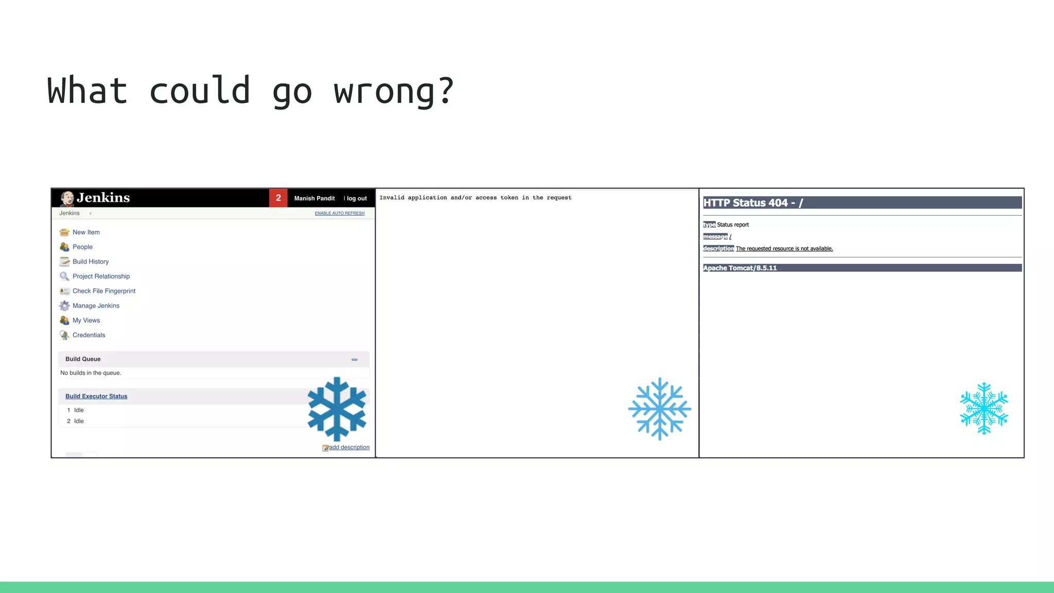 What could go wrong?
 