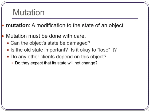 Immutable Classes updated.ppt