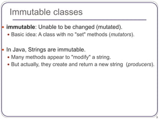 Immutable Classes updated.ppt