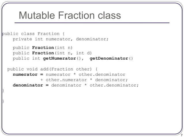 Immutable Classes updated.ppt
