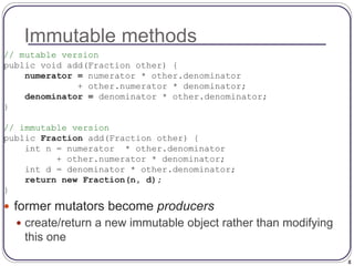 Immutable Classes updated.ppt