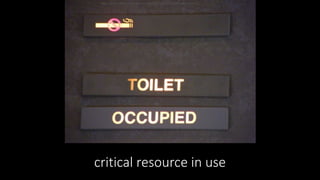 http://www.flickr.com/photos/travelinlibrarian/2409633653/sizes/l/
critical resource in use
 