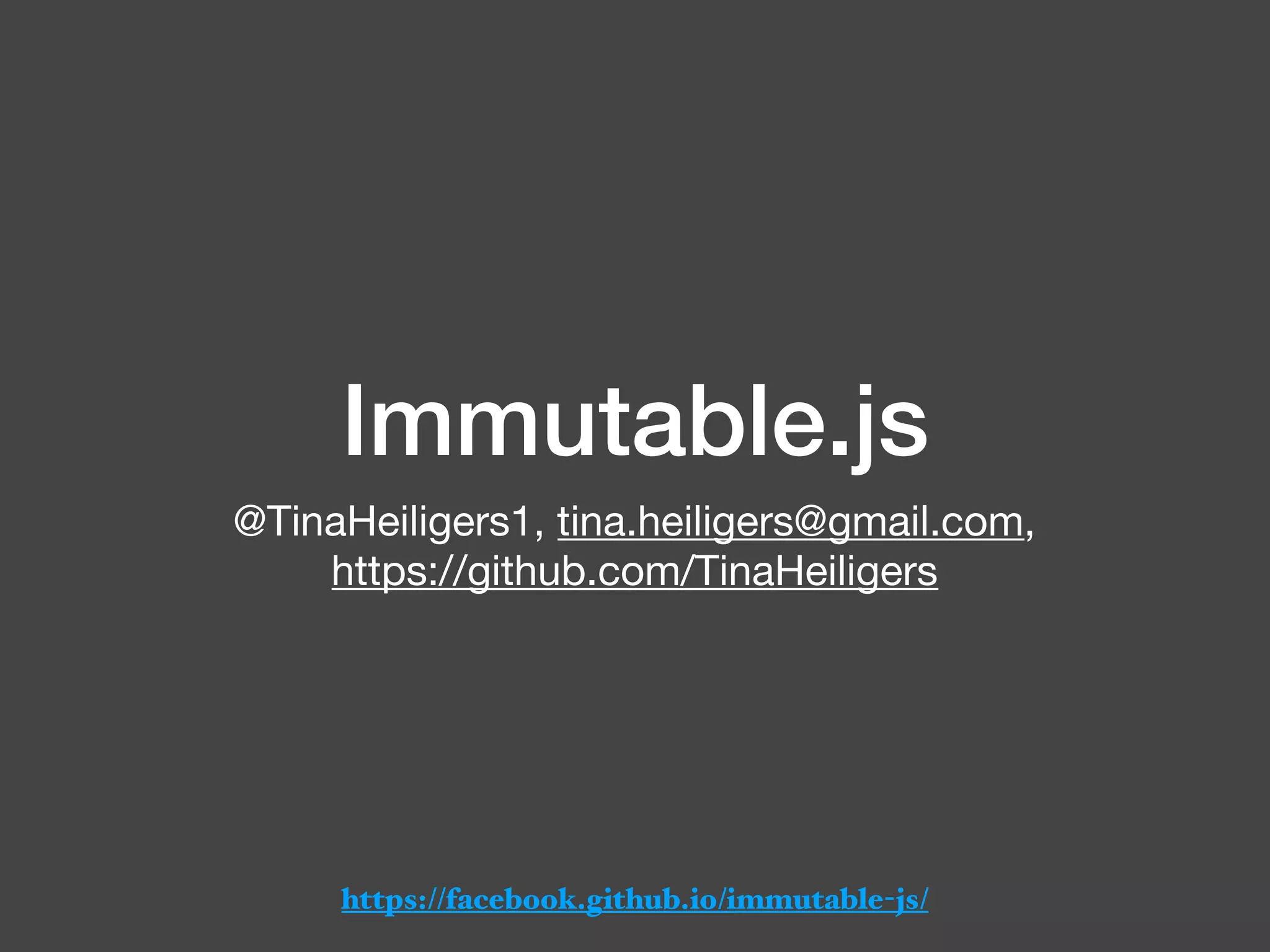 Immutable js reactmeetup_local_ppt PPT