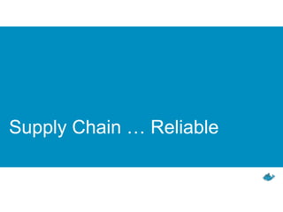 Supply Chain … Reliable
 