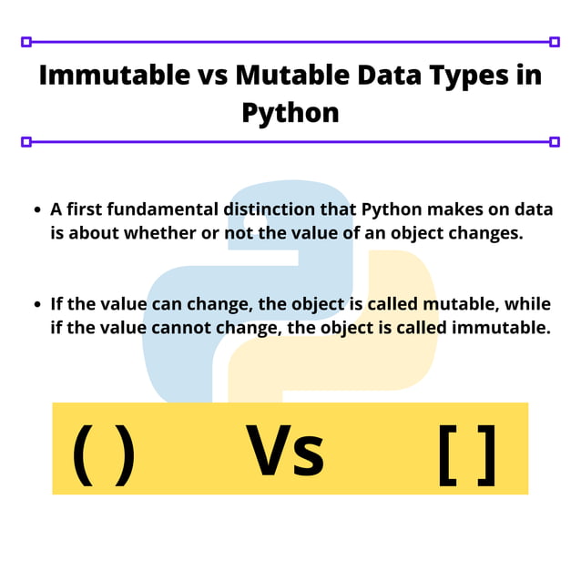 Immutable vs mutable data types in python | PDF