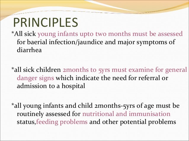 IMNCI - Intregrated Management of Neonatal and childhood illness