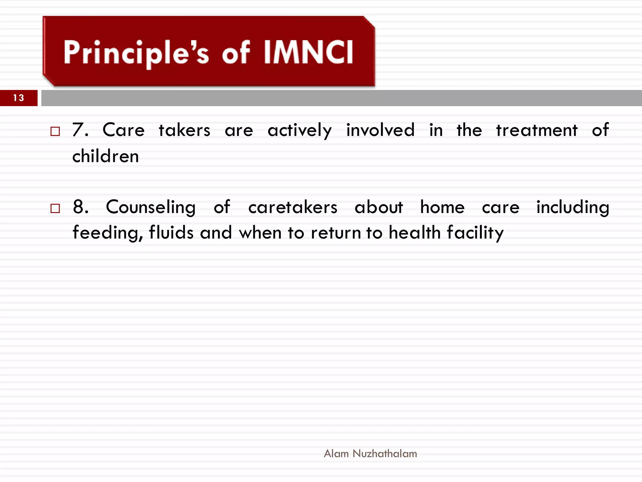 IMNCI (Integrated Management of Neonatal and Childhood Illness) | PDF ...