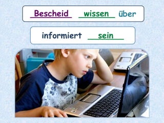 Einige Mitarbeiter _______
__________, während der Arbeit
privat im Internet zu surfen.
verdächtigt
werden
 