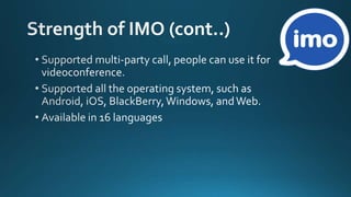 Imo Api Imo app | PPTX