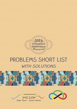 Problems short list
with solutions
 