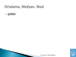 

ġARKI

Yrd. Doç. Dr. Serkan ARIKAN

 