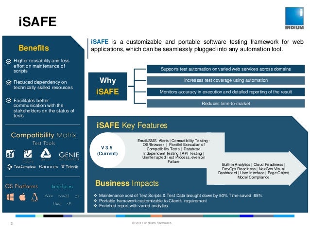 IMobi ISAFE Automation Framework From Indium Software
