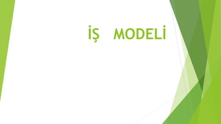 İŞ MODELİ 
 