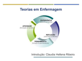 Teorias em Enfermagem
Introdução: Claudia Hellena Ribeiro
 